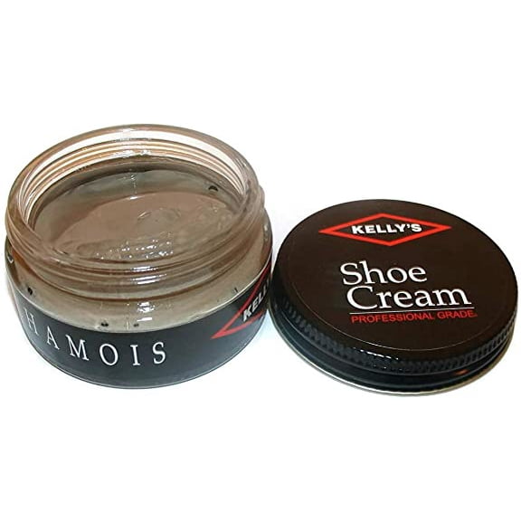 Kelly's Shoe Cream - Professional Shoe Polish - 1.5 oz - Chamois