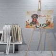 thumbnail image 4 of Happy Thanksgiving Dachshund with Turkey Pumpkins Autumn Vibes Horizontal Matte Canvas Poster Wiener Dog Lover Gifts Idea Wall Art Home Decor - 12018, 4 of 5