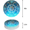 thumbnail image 1 of FMSHPON Mandala Set of 8 Round Coaster for Drinks, Absorbent Ceramic Stone Coasters Cup Mat with Cork Base for Home Kitchen Room Coffee Table Bar Decor, 1 of 6