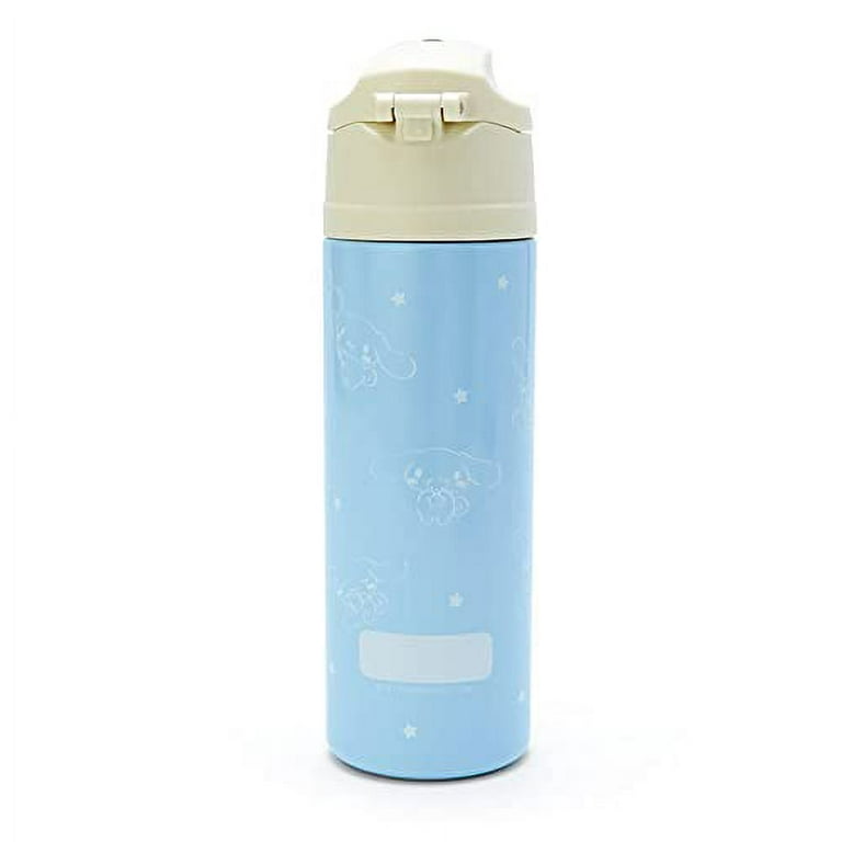 Everyday Delights Sanrio Cinnamoroll Stainless Steel Insulated Water Bottle  with Cup, Straw and Bag 500ml - Blue (CN2140)