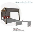 Keeomi Universal Breathable Pergola Shade Cover Pergola Replacement