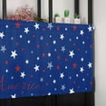 thumbnail image 6 of Blue 4th of July Valances for Windows Farmhouse Kitchen Curtains Valances Rod Pocket Valance Curtains for Kitchen Windows Independence Day American Star Window Valances for Bathroom Bedroom 42"x12", 6 of 6