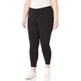 thumbnail image 1 of Just My Size Womens Plus-Size Stretch Jersey Legging, Black, 5X, 1 of 2