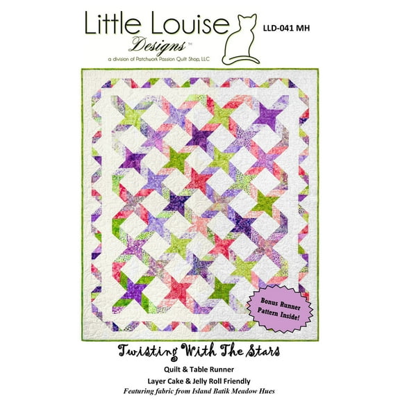 Twisting With the Stars Quilt Pattern by Little Louise Designs