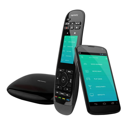 Logitech Harmony Ultimate All in One Remote with Touch Screen and Closed Cabinet RF Control (Black) Certified (Certified
