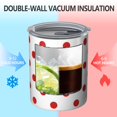 thumbnail image 2 of Christmas 12oz Stainless Steel Coffee Mug – Double-Wall Insulated Cup with Spill-Resistant Lid, 360° Full-Print Design, Keeps Drinks Hot & Cold for Home, Office, Travel, Thanksgiving, Xmas, 2 of 5
