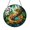 Acrylic 3.5 Inch, variant on Jungle Snake Stained Glass Style Suncatcher Window Decor, Tropical Reptile Art Hanging Ornament for Nature Home Accent