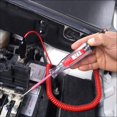 thumbnail image 4 of Large Size Heavy Duty 3-48V Digital LCD Circuit Tester with 140 Inch Extended Spring Wire,Car Truck Low Voltage & Light Tester with Stainless Probe, 4 of 5