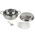 thumbnail image 1 of Induction Fryer,Temperature Control Stainless Steel Fryer with Oil Drainer for Gas Cooker Induction Cooker Electric Cooker, 1 of 8