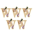 thumbnail image 1 of kusrkot 5 PCS/Lot Colorized A-Z English Alphabets Pendant omen Hair Clothes Decor W W, 1 of 7