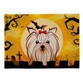 thumbnail image 1 of ""Caroline'S Treasures Bb1762Plmt Mantel Individual De Tela Halloween Yorkie Yorkshire Terrier Multicolor"", 1 of 1