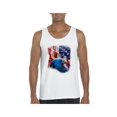thumbnail image 1 of MmF - Men's Tank Top for Men, up to Men Size 3XL - American Flag 4th of July, 1 of 5