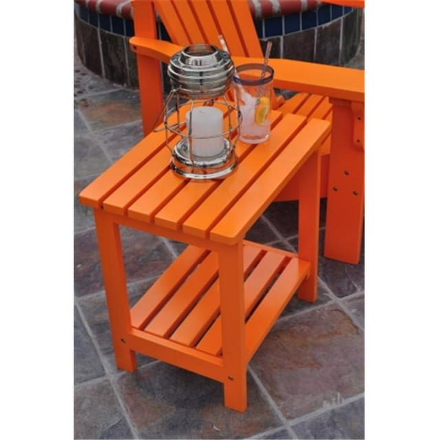 Table d'Appoint Rectangulaire Extérieure Shineco 4104TA - Mandarine