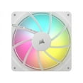 thumbnail image 2 of CORSAIR RS140 ARGB PWM 140mm Fan - White - Simplified Control - Daisy-Chain 4-Pin PWM and +5V ARGB Connections - Concentrated AirGuide Cooling - Magnetic Dome Bearing, 2 of 10