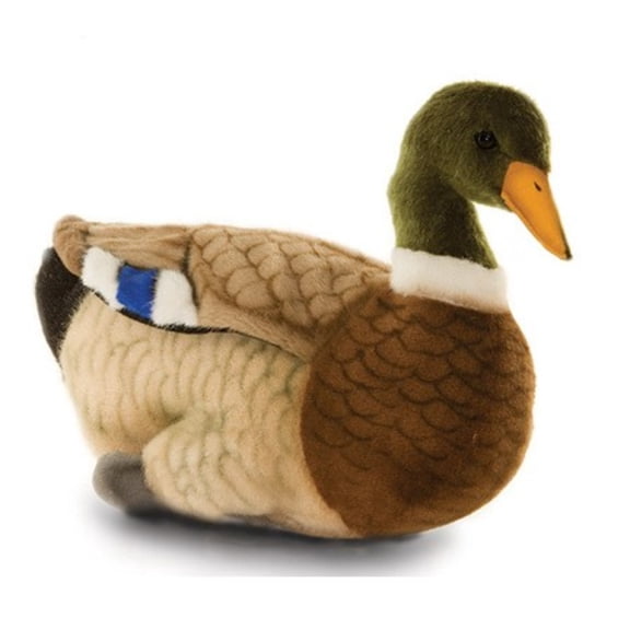 Handcrafted Cuddlers Set of 3 Handcrafted Plush Mallard Duck Stuffed Animals 13.5"