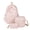 Pink, variant on Bow Backpack, 3-Piece Nylon Preppy Backpack Set - Large, Medium & Small Bags - Bow Design, Multi-Compartment, Wear-Resistant, Ideal for College Students & Working Women, Travel & Commuting