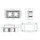 thumbnail image 3 of Ventilador de Ventilación de Aire Lateral Yotijar RV Interior Reemplazo Directo Ventilación Del Ventilador Ventilador de ventilación lateral, 3 of 8