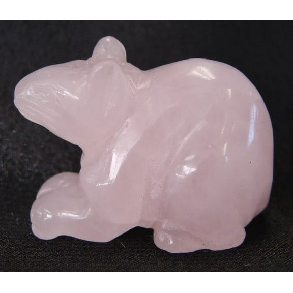 Rose Quartz Rat Statue by Feng Shui Import LLC