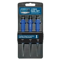 Century Drill & Tool 64003 Nail Set Assortment, 3 Piece