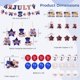 thumbnail image 4 of Decoraciones del 4 de julio Timcorr 40 piezas suministros para decoración del Día de la Independencia, 4 of 5