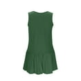 thumbnail image 3 of Sevevn Women's Active Sleeveless Dress Crew Neck Sleeveless Tank Dress Sundress Shorts Set, 3 of 7