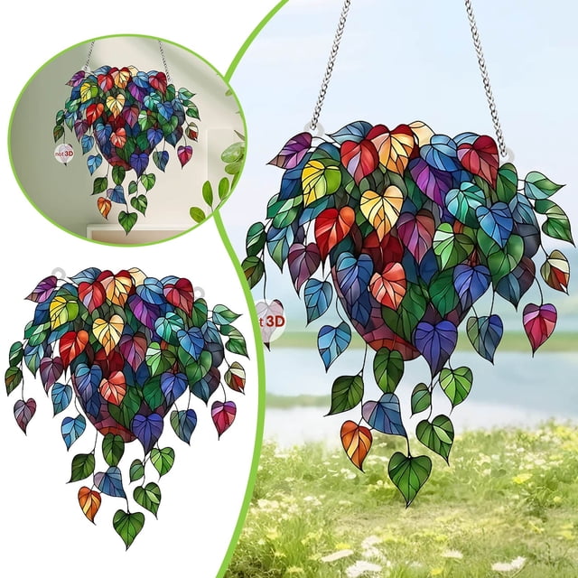 Binwennn Small Chain for Hanging Small Hanging Chandelier Clear Bead String 2D Acrylic Hanging Lightweight Design Easy To Hang Colors Versatile Use