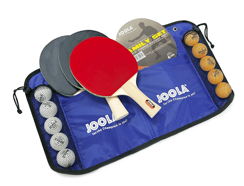 Ping Pong Paddle Table Tennis Racket Professional & Carrying Bag 6 Star 