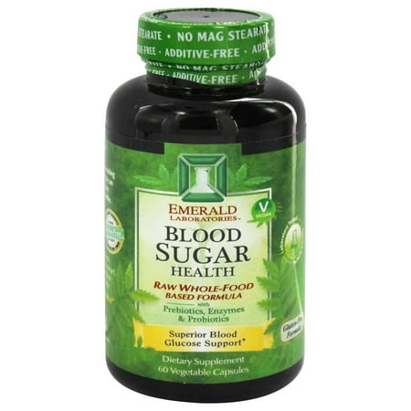 UPC 743650002160 product image for Emerald Labs - Blood Sugar Health Raw Whole-Food Based Formula - 60 Vegetarian C | upcitemdb.com