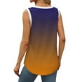 thumbnail image 6 of YDKZYMD Casual Tunic Tank Tops for Women Tie Dye Gradient Plus Size T Shirts Sleeveless Scoop Neck Camisole Summer Beach Tunic Tops 2XL, 6 of 6