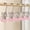 PK, variant on Soft Rubber Coated Pants Hanger Clips, Stainless Steel Non‑Slip Closet Clips for Skirts Jeans, Pink