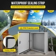 thumbnail image 4 of QinaQin Steel Electrical Box, Steel Junction Box, Ip66 Waterproof and Dustproof Hinged Enclosure - Lockable, with Mounting Plate, Suitable for Indoor/Outdoor Electrical Engineering, 4 of 8