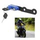 thumbnail image 4 of Bloqueo de casco de motocicleta, bloqueo de casco de aleación de aluminio modificado para motocicleta, gancho de bloqueo de casco, uso conveniente, 4 of 8