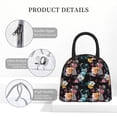 thumbnail image 4 of Haiem Hibiscus Rose Printed Lunch Bag Women, Lunch Box Lunch Bag for Women, Small Leakproof Cute Lunch Tote Large Capacity Reusable Insulated Cooler Lunch Container, 4 of 6