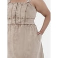 thumbnail image 3 of Terra & Sky Women's Plus Denim Corset Midi Dress, Sizes 0X-5X, 3 of 4