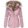 thumbnail image 1 of LUXUR Veste Épaisse à Fermeture Éclair Frontale pour Femmes, Décontractée, Voyage, Rose 3TG, 1 of 2