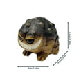 thumbnail image 5 of YongCo Smiling African Rain Frogs Resins Miniature Sculpture Home Garden Decors Gift, 5 of 16