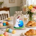 thumbnail image 1 of RKSTN Polyester basket Easter-themed Gift Bags And Featuring Rabbits And Easter Egg Patterns On A Burlaps-like Fabric And Perfects For Holiday Parties And Decorations room decor, 1 of 5
