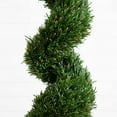thumbnail image 3 of Nearly Natural 9ft. UV Resistant Artificial Rosemary Spiral Topiary Tree (Indoor/Outdoor), 3 of 5