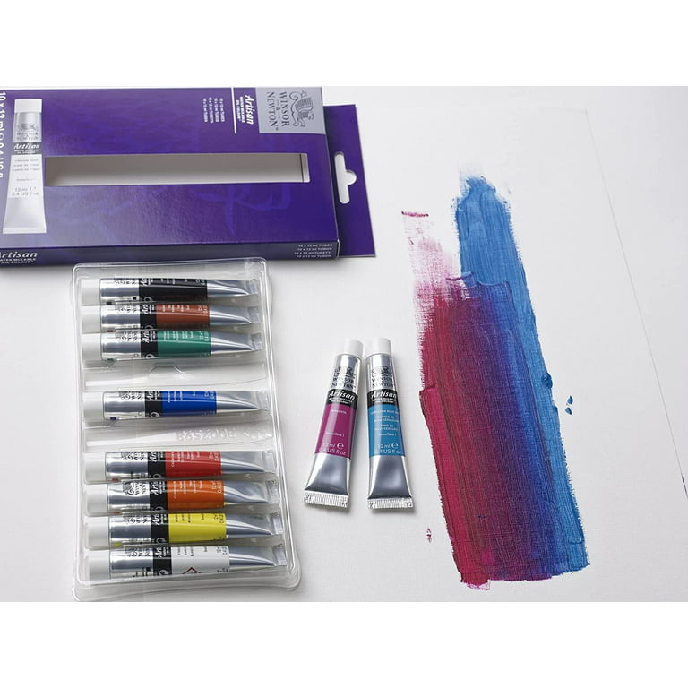 Winsor & Newton Artisan Water Mixable Oil Paint - Set of 10 Colors, 1.25  tubes
