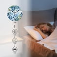 thumbnail image 3 of 12 Inch Wall Clock Battery Operated Silent Clock Decorative for Office, Kitchen, Outdoor, Living Room，Green Leaves and Floral Flowers Elegant, 3 of 4
