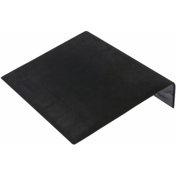 Plymor Black Velvet Bracelet Ramp Display Stand, 10.25" W x 8.25" D x 1.875" H