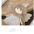 thumbnail image 6 of Christmas Plush Angel Girl Dolls Ornaments Xmas Tree Pendant Hanging Decoration For Home New Year Decor Supplies Kids Gifts, 6 of 8