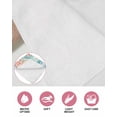 thumbnail image 6 of Watercolor Marine Life Kitchen Dish Towels for Drying Dishes Set of 3, Ocean Corals Shells Starfish Blue Plaid Waffle Weave Microfiber Hand Tea Bathroom Towels Quick Dry & Absorbent Towel 12x12, 6 of 7