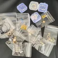 thumbnail image 6 of Anti-oxidation Jewelry Storage Albums Desktop Drawer Organizer BoxesTransparent Necklace Bracelet Ring Book Holder Jewelry Bag 84Grid-03, 6 of 6