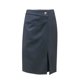 thumbnail image 3 of Falda de Traje de Tubo Recto con Abertura Falda Pantalones Profesionales Negros para Mujer Primavera y Otoño Nueva Falda de Media Longitud Cangurera Alta Falda de Cadera Falda de Trabajo, 3 of 9