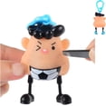 thumbnail image 1 of Juguete antiestrés para arrancar el pelo, juguete Mr Plucky, juguete para hacer estallar espinillas, juguetes para aliviar el estrés, lindo llavero, llavero de mochila, para una adicción a picar y no, 1 of 7