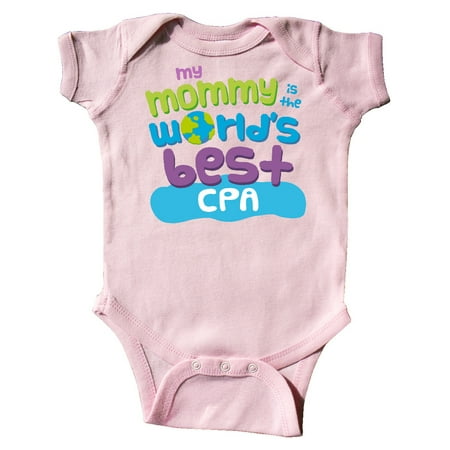 

Inktastic CPA Mom quote Gift Baby Boy or Baby Girl Bodysuit