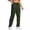 Green, variant on Track Pants for Men Athletic Stretch Pants with Zipper Pockets Quick Dry Joggers Workout Running Trousers Gray,2xL