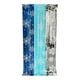 thumbnail image 2 of Cortinas navideñas con copos de nieve (juego de 2 piezas) | Decoración para fiestas navideñas de invierno de 99 x 199 cm | Fondo de plástico rojo o azul para fotomatón y decoración de ventanas, 2 of 6