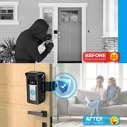 Anti-Theft Video Doorbell Mount No Drill: Blink Door Bell Camera Adjustable Angle Holder - Anti Theft Video Door Bell Mounting Bracket Door Security Apartment Essentials, Easy to Install